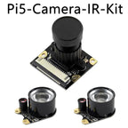 Pi5-Camera-IR 5MP OV5647 IR Night Vision Camera Module, 3.6mm Manual Focus for Raspberry Pi 5