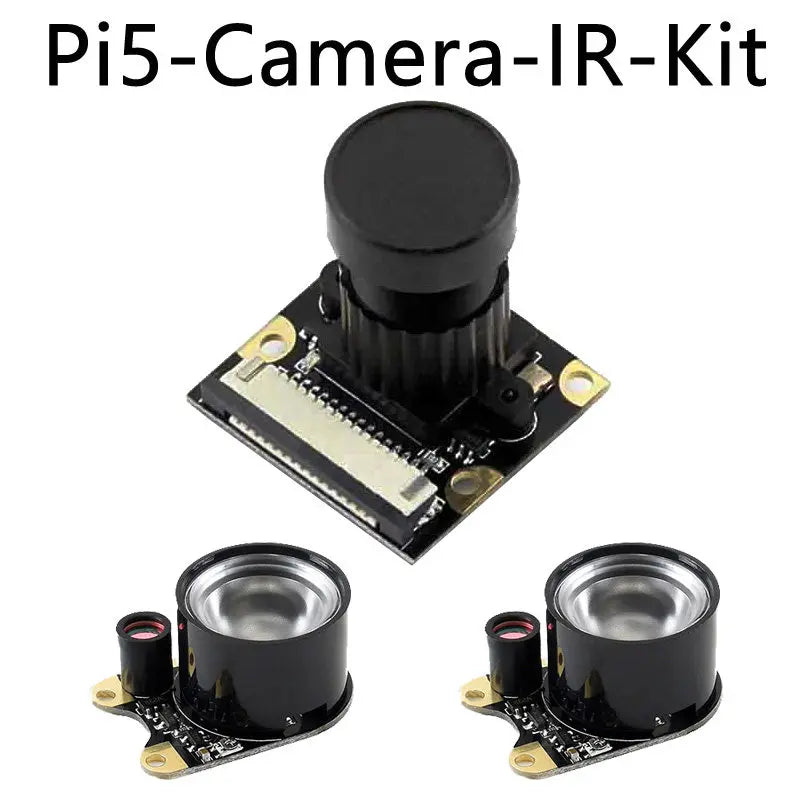 Pi5-Camera-IR 5MP OV5647 IR Night Vision Camera Module, 3.6mm Manual Focus for Raspberry Pi 5