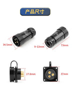 WEIPU SA28 SA2810/P Male Plug Industrial Aviation Waterproof Connector M28 2Pin -35Pin High Current 50A 25A Charge Signal Solder