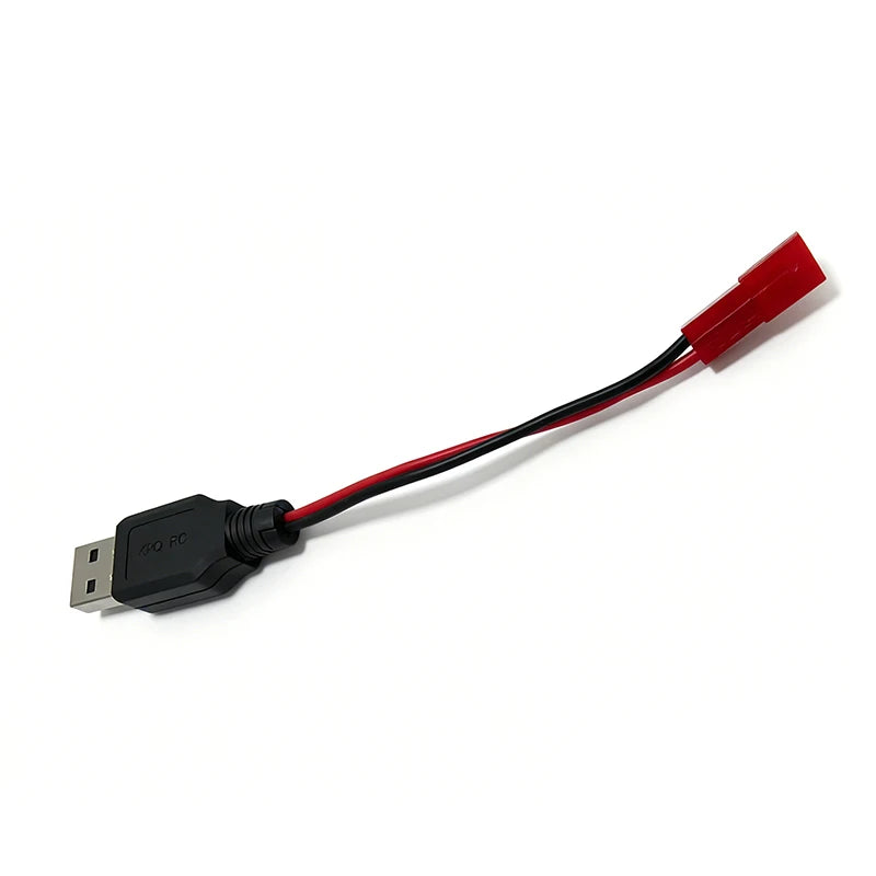 RC USB Charging Cable 3.7V Lithium Battery Charger Wire USB to JST Style SM Futaba Style Plug for RC Drone Quadcopter