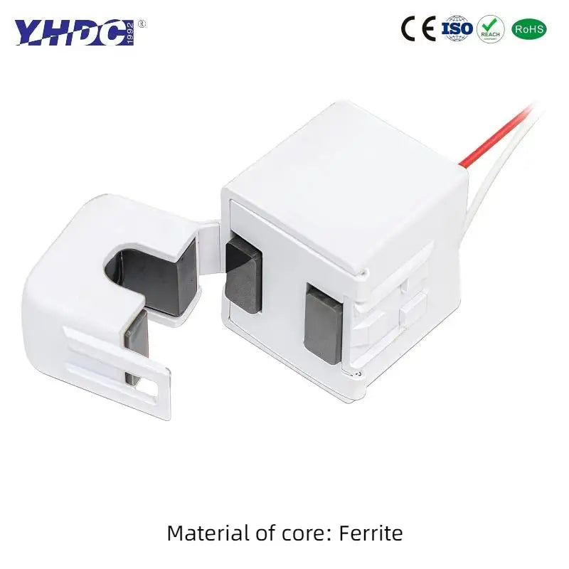 YHDC Split Core Current Transformer SCT006 Rated Input 1A/5A/10A/20A Output 1mA/2.5mA/5mA/10mA/20mA/25mA Accuracy 1%/0.5%