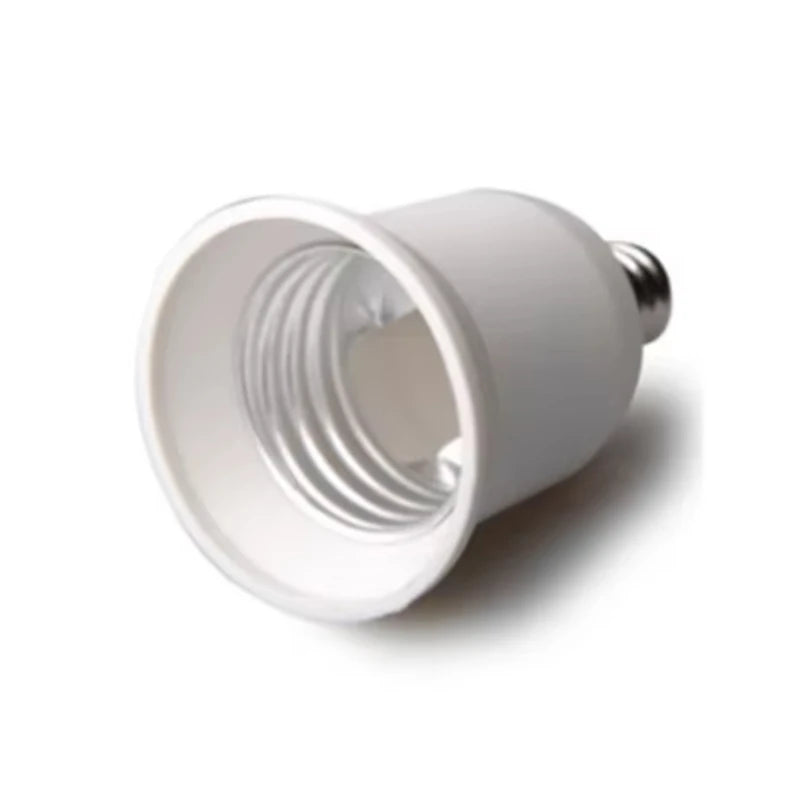 4pc E12 to E26 Candelabra E12 to Medium Socket E26/E27 Bulb Base Light Socket Adapter Converter for Ceiling Fan Chandelier Light