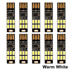 Mini USB LED Night Lamp Dimmable SMD 5730 USB Book Light Touch Control 6 leds Light For Laptop PC Book Reading Table Lamp