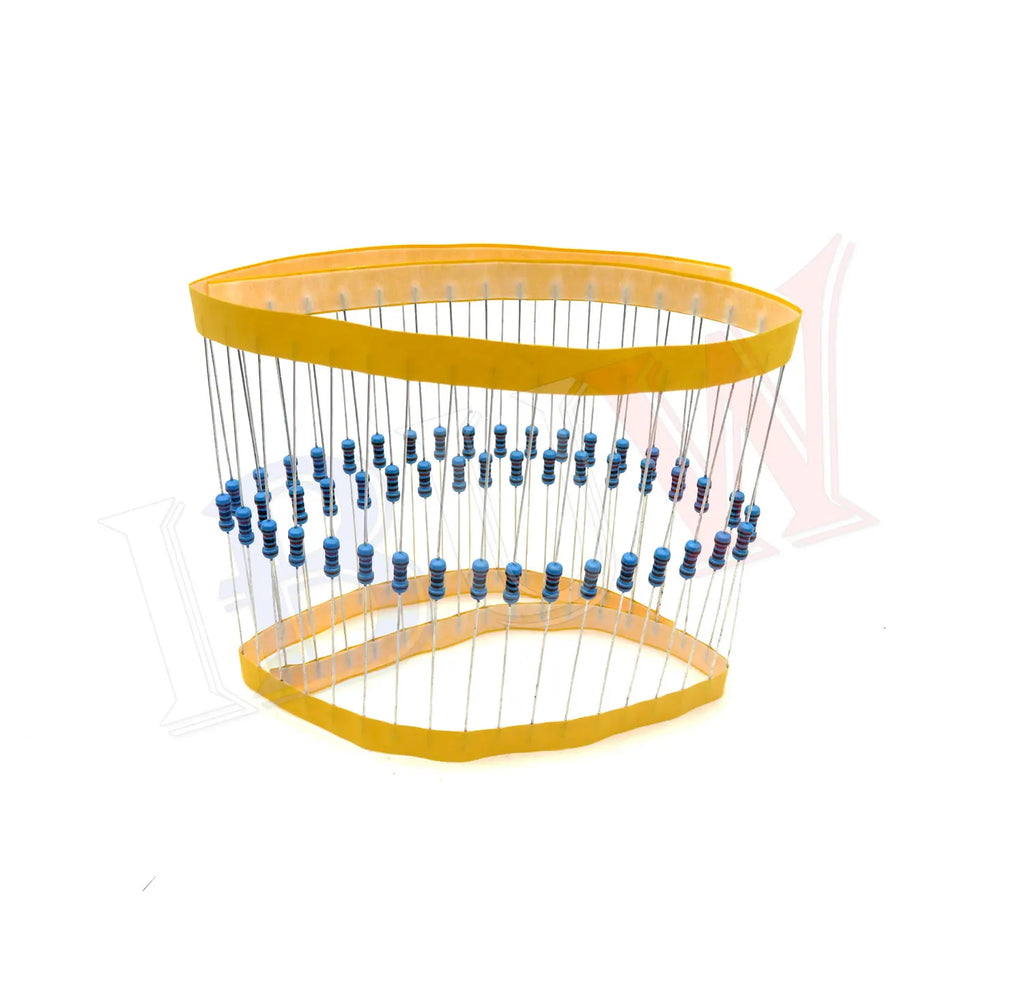 100PCS/lot 1/4W Metal film resistor 1R~22M 1% 100R 220R 1K 1.5K 2.2K  4.7K 10K 22K 47K 100K 100 220 1K5 2K2  4K7 ohm resistance