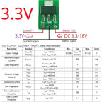 AMS1117 7805 Compatible LDO Module with Ultra-Low Standby Current and Precise Voltage Regulation for Electronics Projects