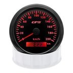 60/120/200KMH 85MM GPS Speedometer Gauge 7 Color Light with GPS Antenna Waterproof Motorcycle Boat Car Truck Speed Gauge Meter