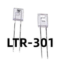 50 100 pcs LTE-302 LTR-301 L=4.4mm side infrared emitting diode wavelength 940nm mouse emitting tube DIP-2