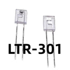 50 100 pcs LTE-302 LTR-301 L=4.4mm side infrared emitting diode wavelength 940nm mouse emitting tube DIP-2