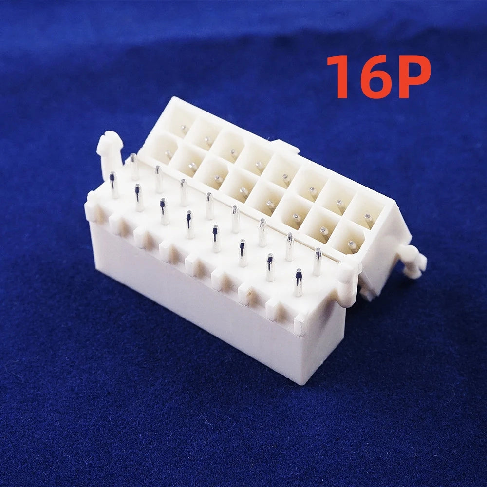 5 50pcs Pitch 4.14 mm PCB Male Header 2 3 4 6 8 9 10 12 15 16 Pin 0.163' Straight Through Hole Cross Mini Universal Mate-N-Lok