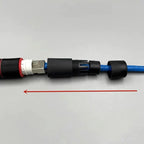 5Pcs RJ45 Docking Connector Ethernet Network Straight-through Waterproof IP67 Header Outdoor Broadband Network Cable Extender