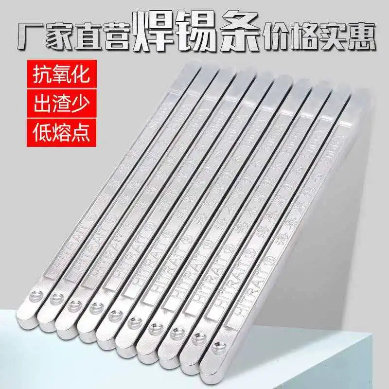 High Purity 66A Lead-Free Solder Strip, Tin Block Solder Strip with Lead Welding, Home Decoration Hanging Tin Artifact 500g