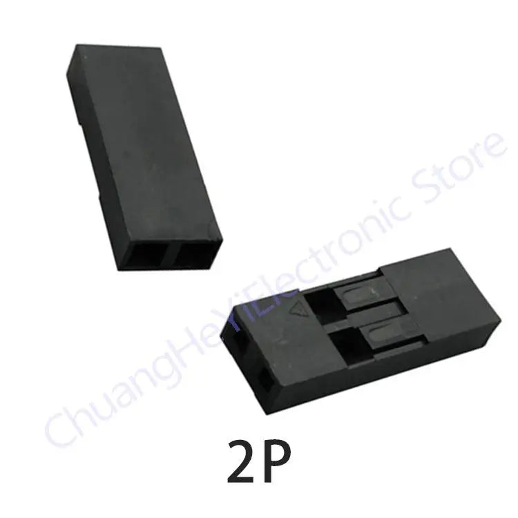 100Pcs 2.54mm 1P/2P/3P/4P/5P/6P~12P Dupont Housing Plastic Shell 1~12 Pin Dupont Connector Dupont Jumper Wire Cable Pin Header