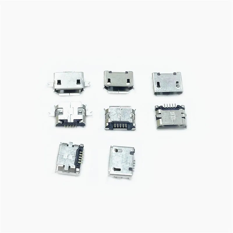 240pcs/box 24 Models Micro USB 5Pin Mini Mobile Phone Charging Accessories Connector Socket Jack For MP3/4/5