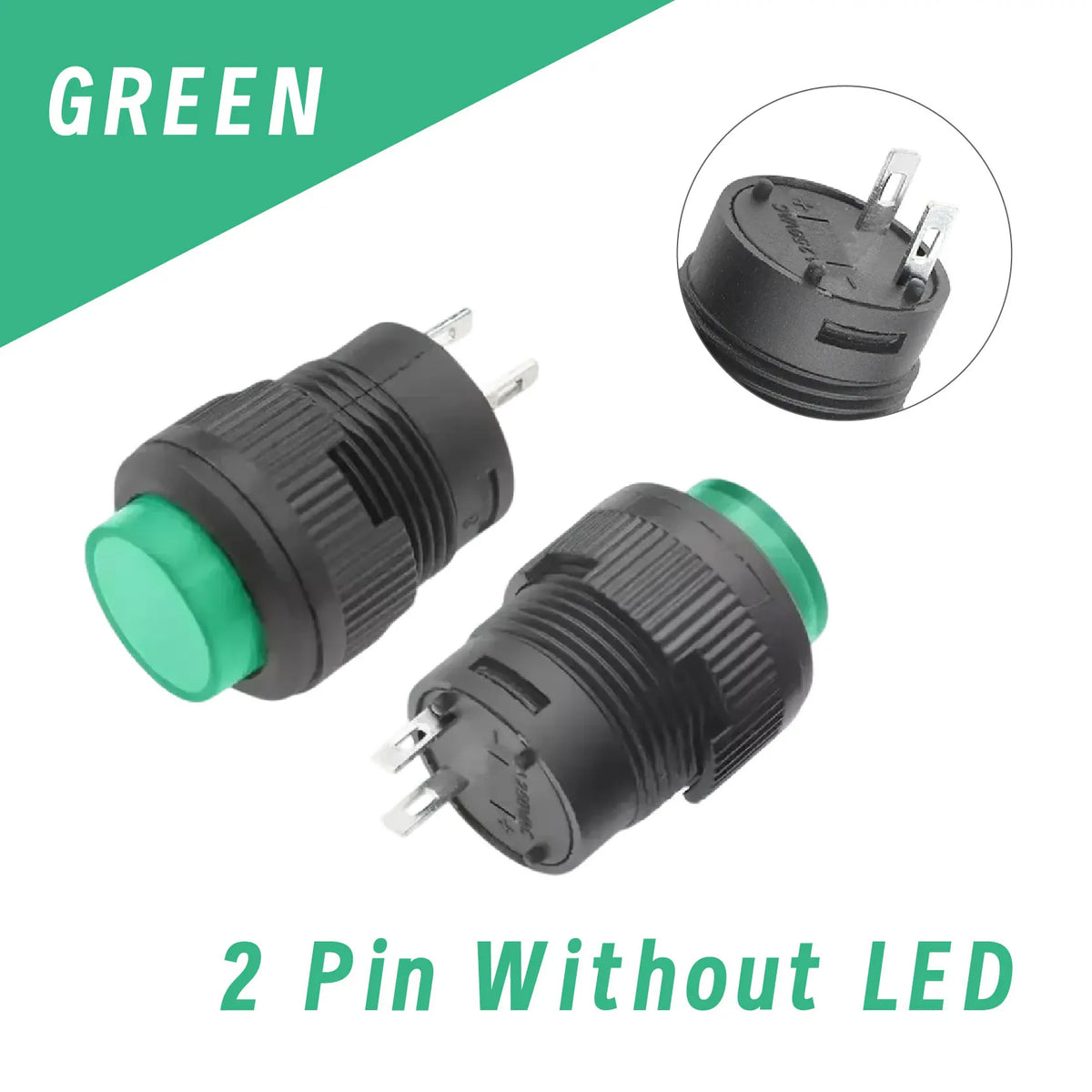 5/20/100PCS Self Reset/Self-locking 16MM Momentary Push Button Switch 4Color LED Lighting 2Pin 4Pin R16-503/AD R16-503/BD