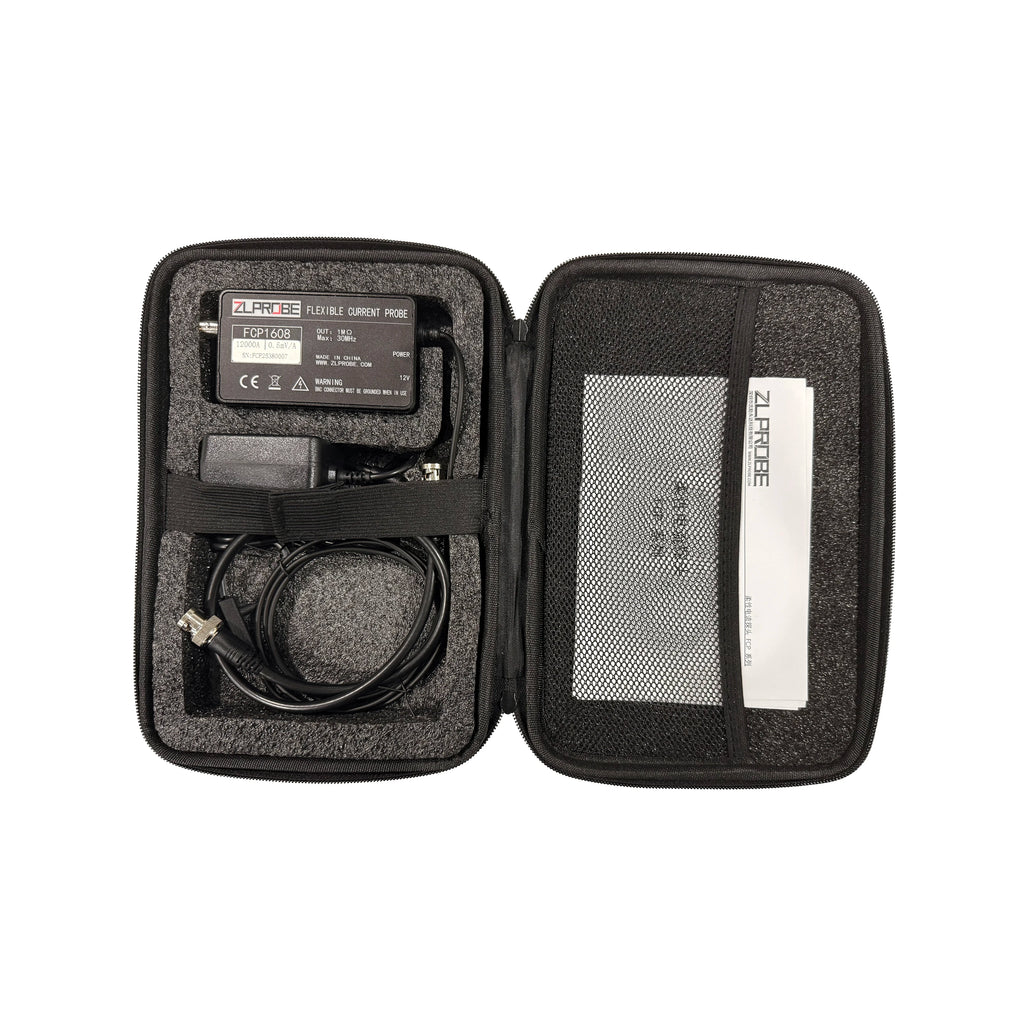 ZLPROBE Rogowski Coil AC Current Probe FCP1608 60/12000A Bandwidth 30MHz Universally Compatible Oscilloscope
