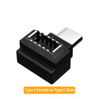 USB 3.1 Front Panel Header Type E to USB C Type C Expansion Cable Adapter Connector for Desktop Computer Motherboard Plug