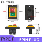 YH02A Electromagnetic Starter Push Button Switches Machine Tool Equipment IP55 Waterproof Safety Witch 28A Replace KLD28A KJD17A