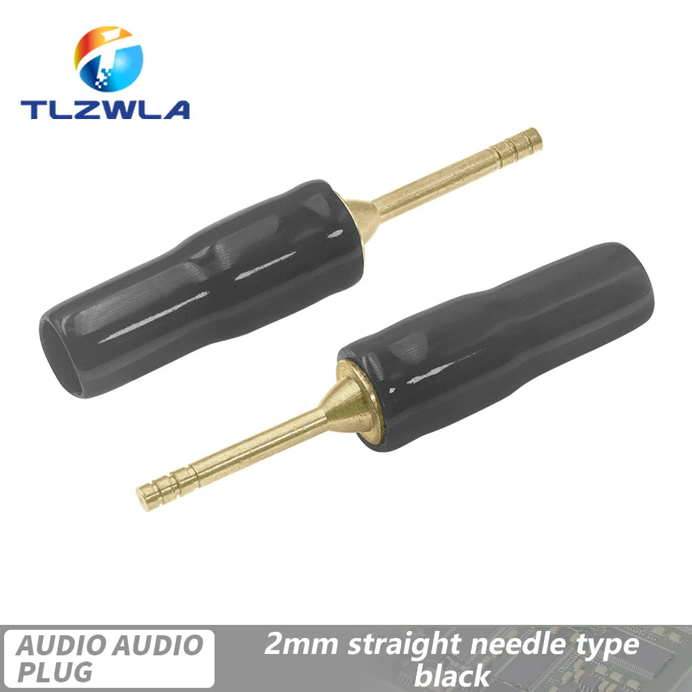 Musical Sound Banana Plugs Speaker Wire Connector Dual Screw Lock 24K Gold Plated Banana Connectors Jack for Speaker Wire
