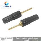 Musical Sound Banana Plugs Speaker Wire Connector Dual Screw Lock 24K Gold Plated Banana Connectors Jack for Speaker Wire