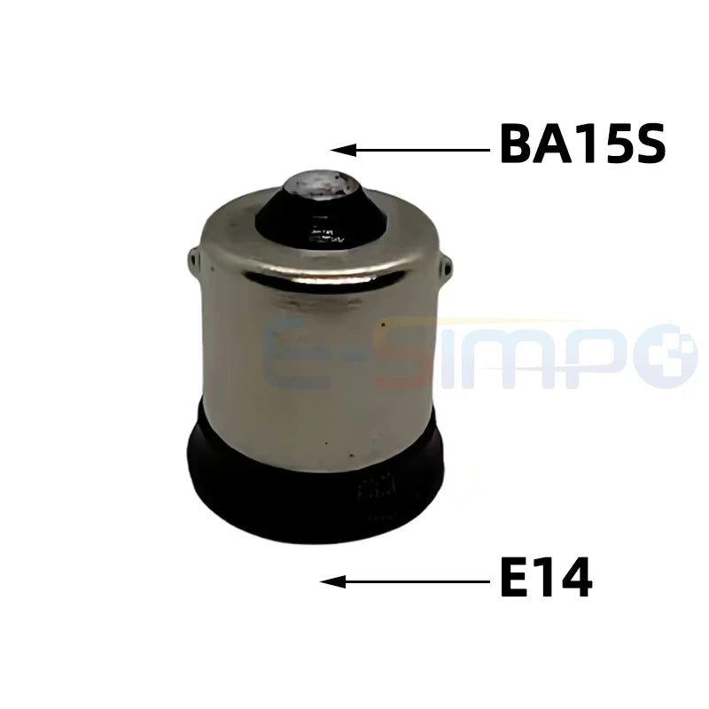 BA15S TO E12 E14 E17 E27 MR16 GU10  Light Socket Adapter LED CFL Lamp Holder Light Socket Converter Extension Adapter