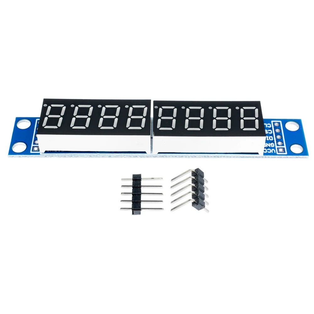 8 Digit Bit MAX7219 Digital Tube Display Module Board 7 Segment Digital LED Display 5V/3.3V Controller for Arduino 51/AVR/STM32