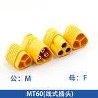 Amass XT30 XT60 XT90M/F Connector High Current Male/Female Lithium Battery Charging Gold Plated Plug