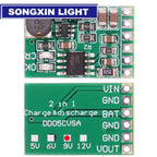 3.7V 4.2V Charger 5V 6V 9V 12V Discharger Board DC DC Converter Boost Module Solar Mobile Power Charger Lithium Battery DD05CVSA