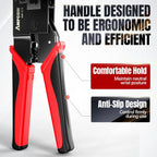 AMPCOM RJ45 Crimping Tool Ethernet Network LAN Cable Crimper Cutter Stripper Plier 8P RJ45 6P RJ12 RJ11 for Modular Connector