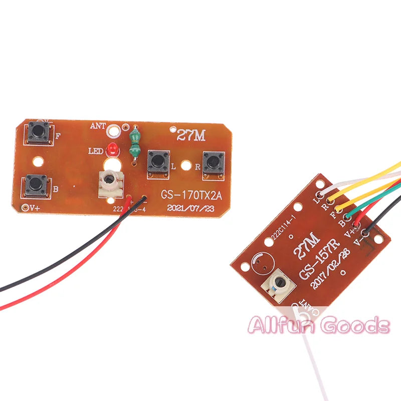 [TG835]4CH RC Remote Control Circuit PCB Transmitter Receiver Board RC Car Accessories with Antenna Radio System