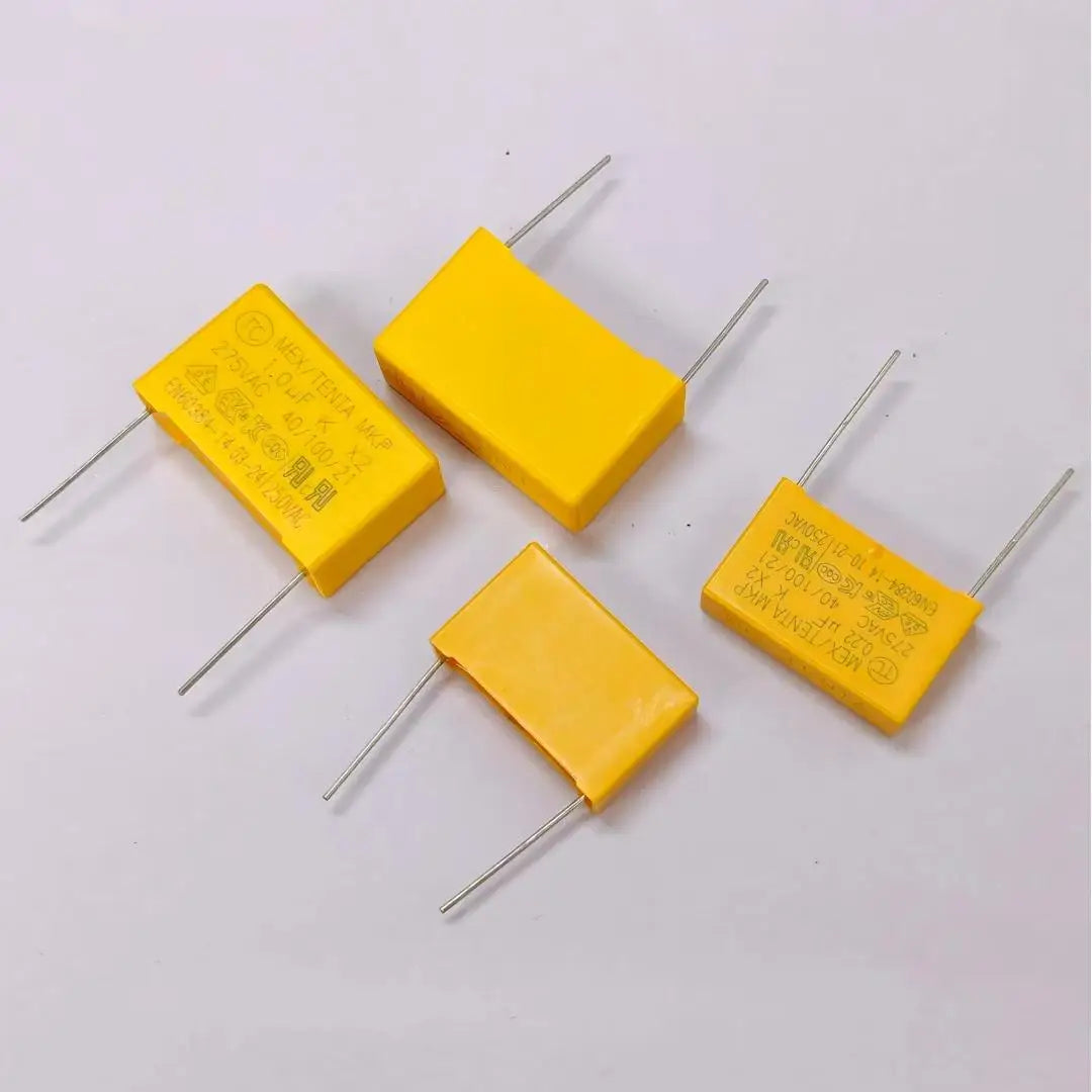 10pcs X2 Safety capacitor 15mm 275VAC 275V 0.022UF 0.047UF 0.1UF 0.15UF 0.22UF 0.33UF 0.47UF 0.68UF 1UF Polypropylene film