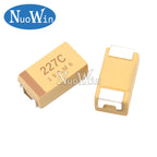 10pcs A B C D Type Tantalum Capacitor 100UF 0.22UF 1UF 4.7UF 10UF 22UF 33UF 47UF 6.3V 10V 16V 25V 35V 50V 3216 3528 6032 7343