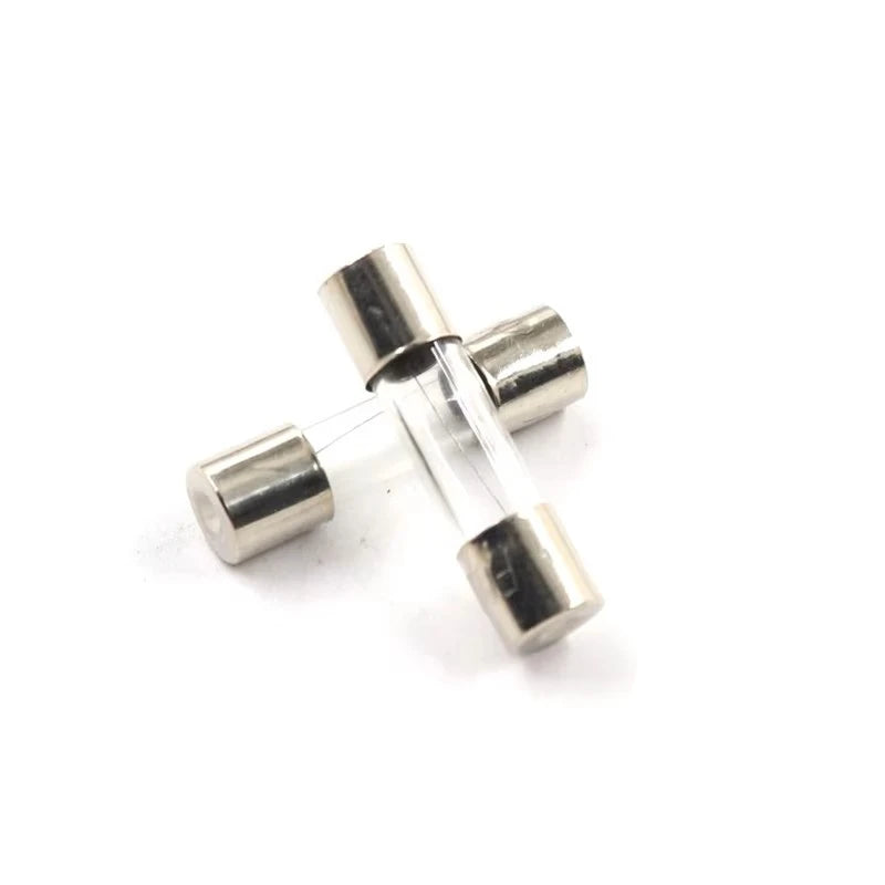 100Pcs/Set 5x20mm Quick Blow Glass Tube Fuse Assorted Kits,Fast-blow Glass Fuses 0.2A 0.5A 1A 2A 3A 5A 8A 10A 15A 20A