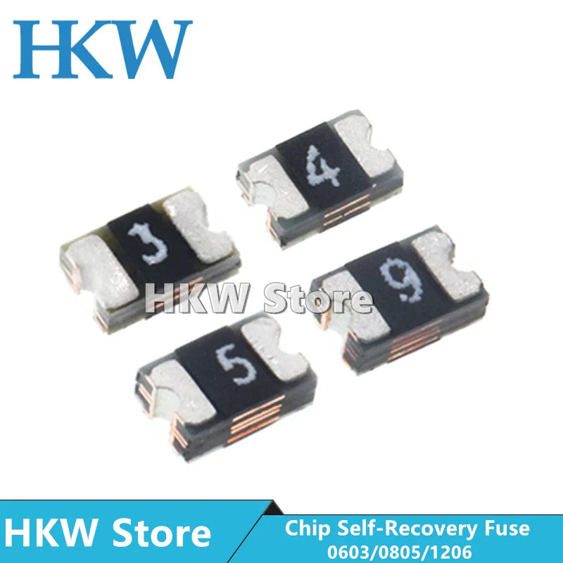 20PCS 1206 0805 0603 Patch Self-Recovery Fuse 100MA/200MA/350MA/500MA/1A/1.5/2A/3A 6V/9V/15V NEW