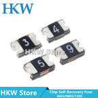 20PCS 1206 0805 0603 Patch Self-Recovery Fuse 100MA/200MA/350MA/500MA/1A/1.5/2A/3A 6V/9V/15V NEW