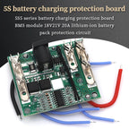 5S 18V 21V 20A Battery Charging Protection Board Li-Ion Lithium Battery Pack Protection Circuit Board BMS Module For Power Tools