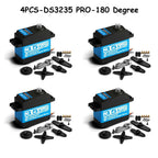 Dsservo 35kg DS3235 Pro Digital Servo Steel Gear Coreless Motor Waterproof 180/270 Degree for 1:8 1:10 1:12 RC Car Robot Crawler