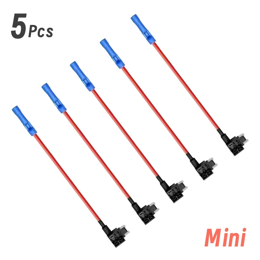 TAP Adapter Micro Standard ATM Blade Fuse MINI SMALL MEDIUM Size Car Fuse Holder Add-a-circuit