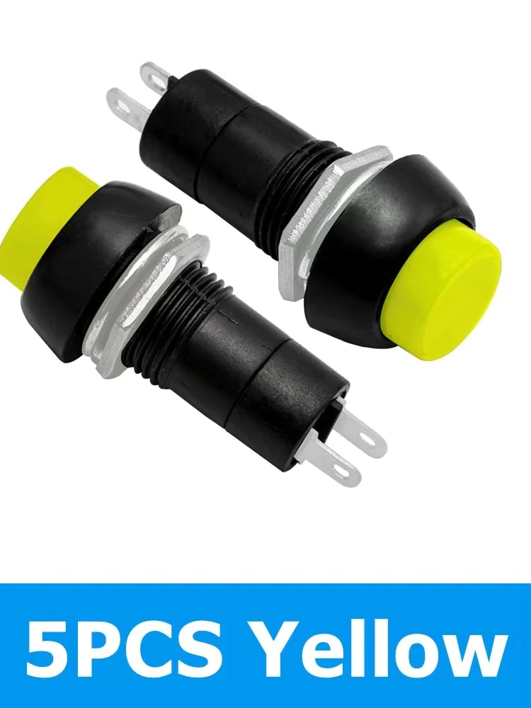 5~10PCS EGBO Mini 12mm Waterproof Momentary ON/OFF Push Button Round Switch PBS-33B PBS-11B For arduino