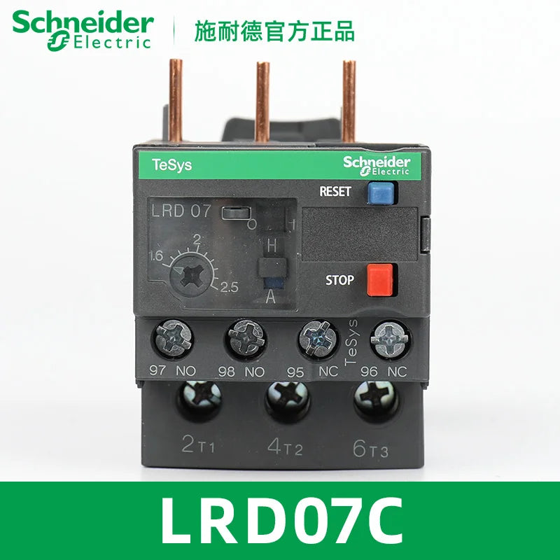 Schneider Electric Relay LRD01/3/5/6/7/8/10/12/14/16/21/22/32C Thermal Overload Relay LAD7B106C