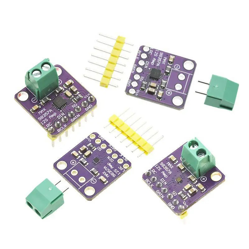 ࿑MAX98357A Audio Amplifier Module 3W I2S Input Class D Power Board Without Filter High Quality for DIY Projects