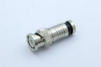 1PC BNC Male Connector Compression RF Coaxial CCTV RG6 Cable Conector BNC Insulation Convertor for CCTV Surveillance System Kit
