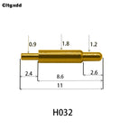 5pcs Pogo Pin Connector Pogopin Battery Spring Loaded Contact SMD Needle PCB 2 3 4 5 6 7 8 9 10 12 14 MM Test Probe H021 - H040