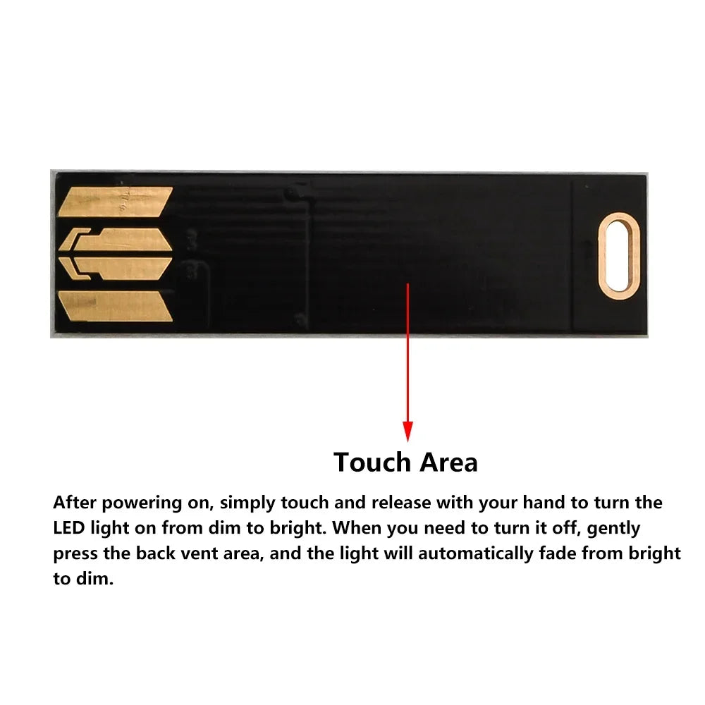 10/5/1PCS Mini 5730 USB Night Light 6 LED Light 5V Touch Sensor Dimmable for Power Bank Computer Laptop Book Reading Table Lamp