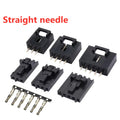5/10Sets MX2.54 Dupont Connector Kit 2/3/4/5/6P Single Row Straight & Right Angle Pin Header with Housing & Crimp Terminals