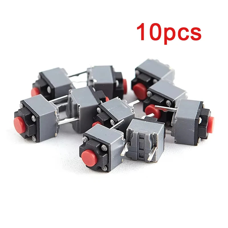 10Pcs Mute Button 6*6*7.3 Silent Switch Wireless Mouse Micro Switch