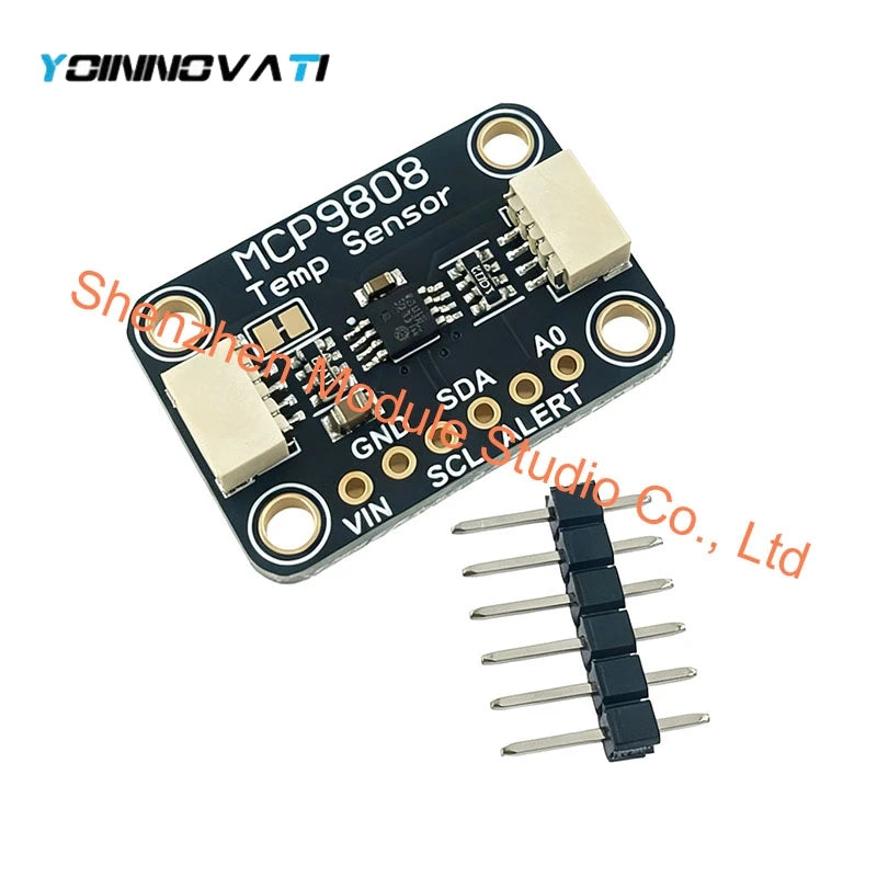1PCS MCP9808 High Precision I2C Digital Temperature Sensor Breakout Board High Accuracy Temperature Detection Module