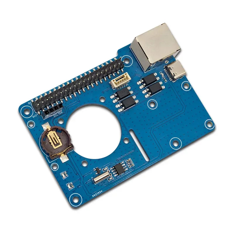 LCKVM PC Remote Control KVM Expansion Board ATX Power Control OLED Display PCF8563 RTC Module for Computer Management