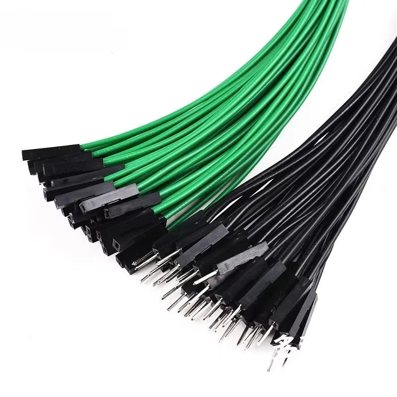 10Pcs 2.54mm Male to Female Dupont Cable Jumper Wires 26AWG for Arduino Breadboard DIY Electronic 1Pin Connector Kit