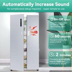 Magnetic Security Sensor Refrigerator Door Alarm Windows Open Alarms 60 Seconds Delay Loud 96 dB for Home, Store, Offic