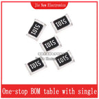 5000PCS 0805 Chip resistor 5% 0R-10M 1R 2.2R 5.1R 10R 22R  100R 1K2 6.8K 10K 12K 20K 47K 100K 510K 910K 1M 4.7M 9.1M 1/8W